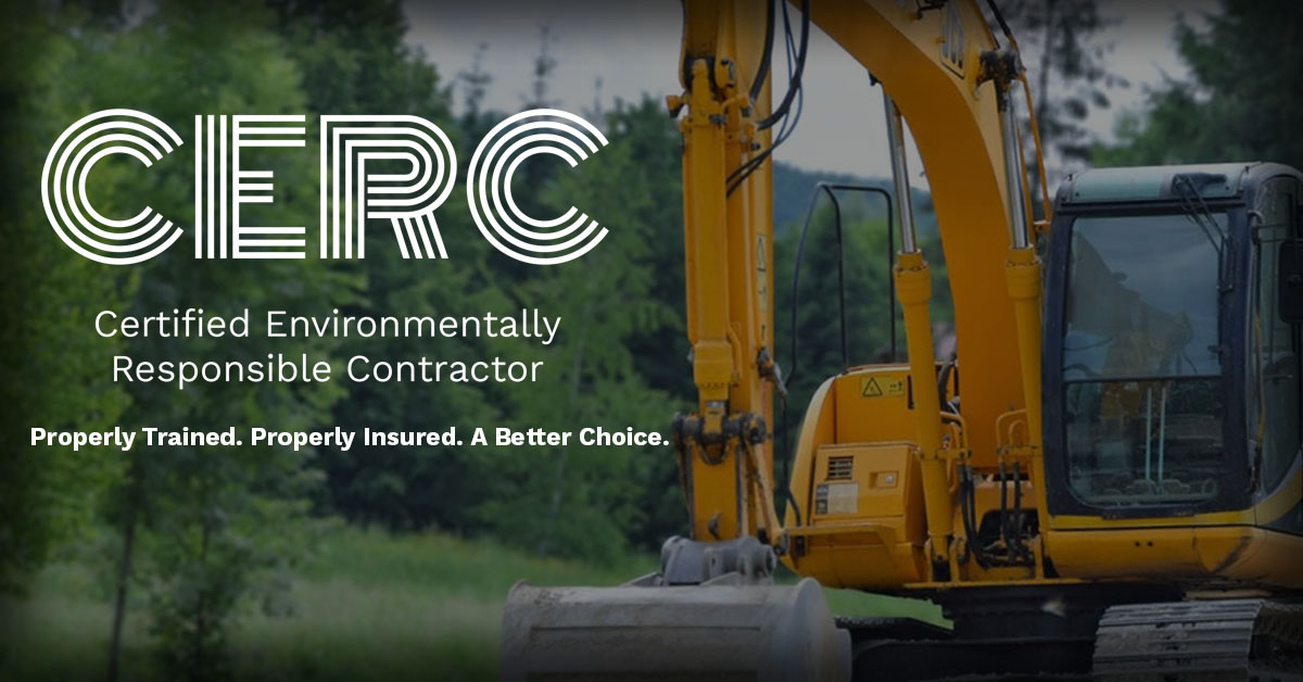CERC - Certified Environmentally Responsible Contractor - Properly Trained. Properly Insured. A Better Choice.