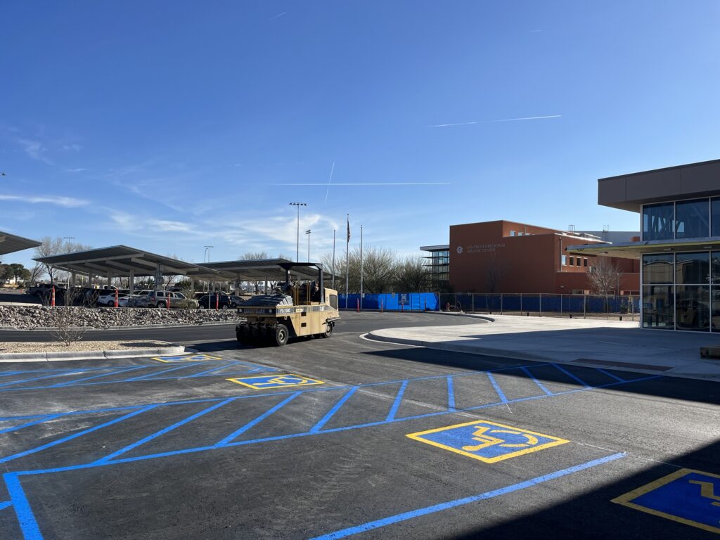 Las Cruces Aquatic Center construction