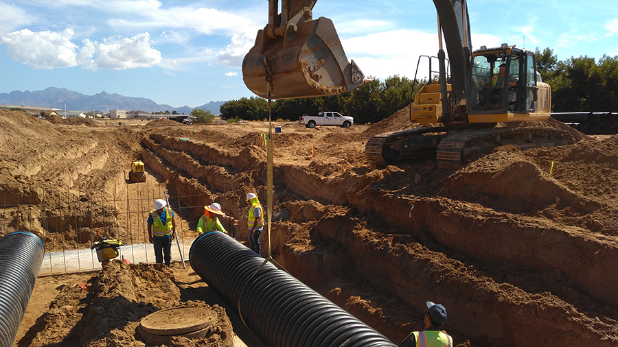 University Meadows construction site