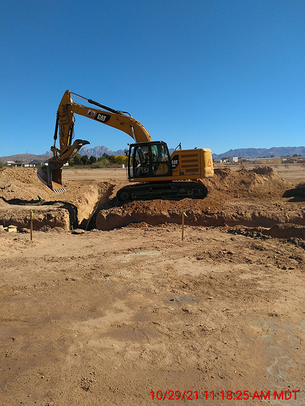 University Meadows construction site