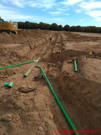 University Meadows construction site